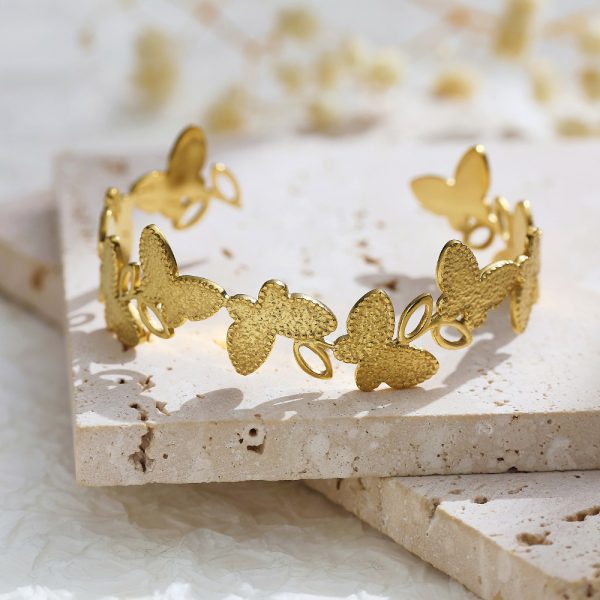 O1CN01taWMrT25wjTX9FrQ1_3529117591-0-cib.jpg Stainless Steel Butterfly Bracelet 778659916537