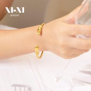 Stainless Steel C Shaped Open Bangle 894657682390