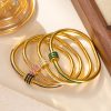 O1CN01tf3FYC25wjZbwOMTS_3529117591-0-cib.jpg Stainless Steel Zirconia Bracelet 895495224397