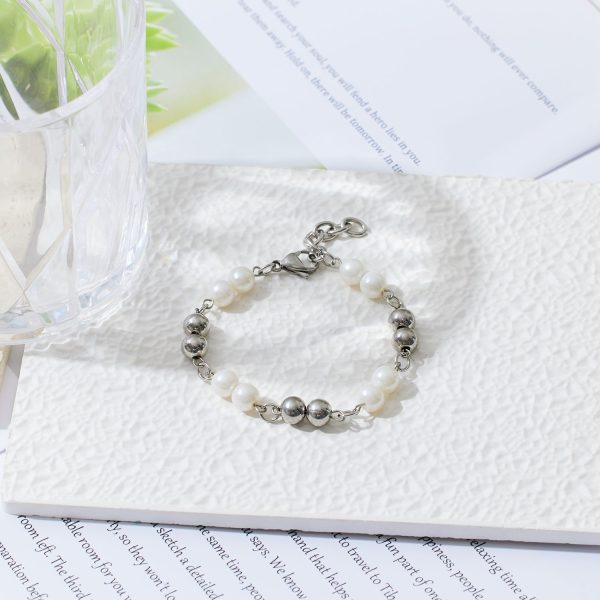 O1CN01u3JmZn25wjO3MshP8_3529117591-0-cib.jpg Stainless Steel Pearl Chain Bracelet 725269970436
