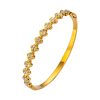 O1CN01uB9EZM25wjcQ6ZlOE_3529117591-0-cib.jpg Stainless Steel Clover Zirconia Bangle 966861840819