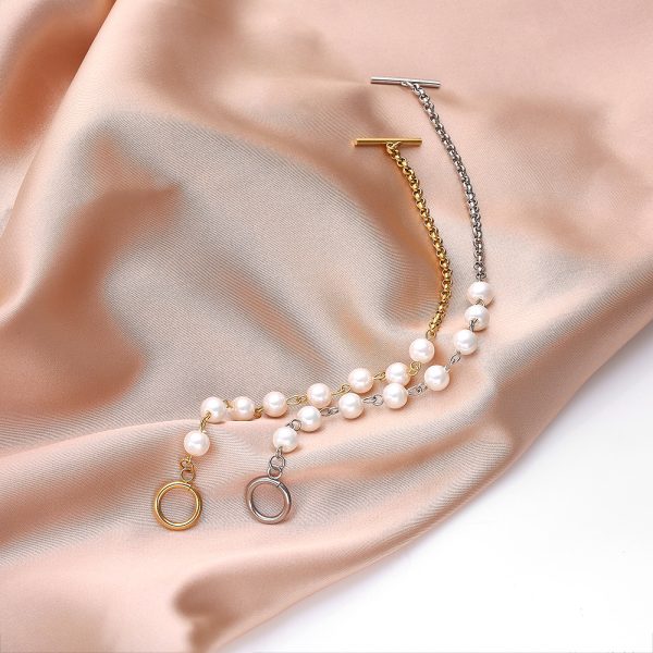 O1CN01uEXjRZ25wjCy6Dcvj_3529117591-0-cib.jpg Stainless Steel Pearl Splice Bracelet 644031079989