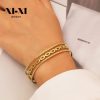 O1CN01uGxLlq25wjbqbn8JT_3529117591-0-cib.jpg Stainless Steel Link Chain Bracelet 759426487260