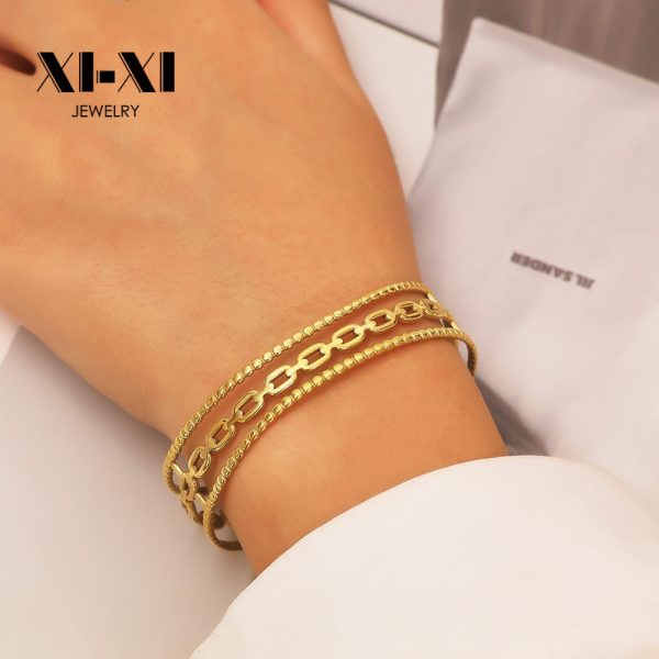 O1CN01uGxLlq25wjbqbn8JT_3529117591-0-cib.jpg Stainless Steel Link Chain Bracelet 759426487260