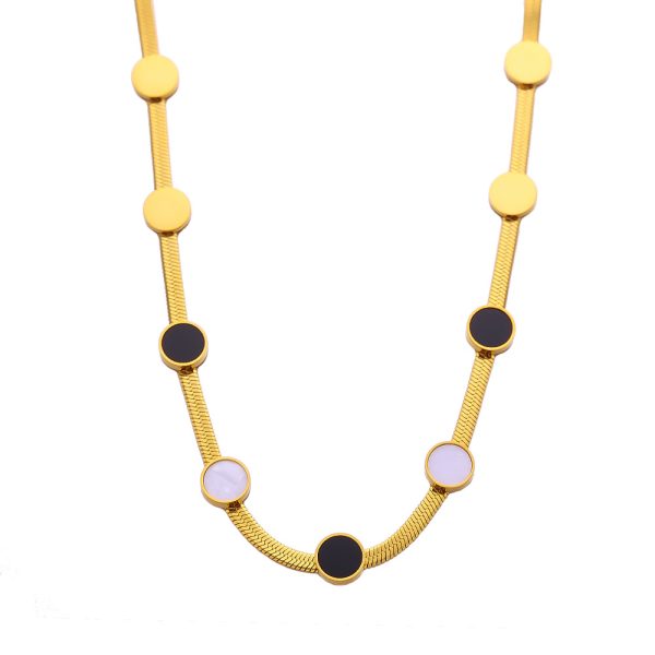 O1CN01uZ9UkH25wjVvkQgcJ_3529117591-0-cib.jpg Stainless Steel Mother of Pearl Round Necklace 823573276010