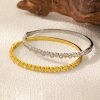O1CN01ub9eIE25wjc7NKurL_3529117591-0-cib.jpg Stainless Steel Zirconia Heart Bangle 958497159610