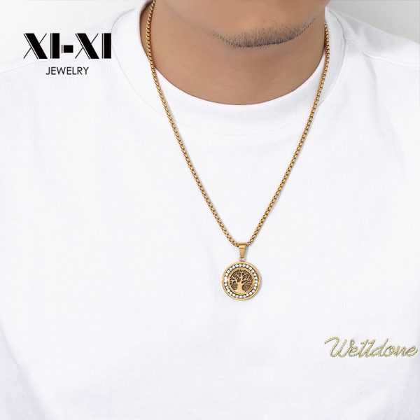 O1CN01umUxqa25wjblEP6Y9_3529117591-0-cib.jpg Stainless Steel Tree of Life Necklace 650462501760