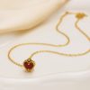 O1CN01vBn5MT25wjVwX8xCV_3529117591-0-cib.jpg Stainless Steel Mother of Pearl Heart Necklace 822606814248