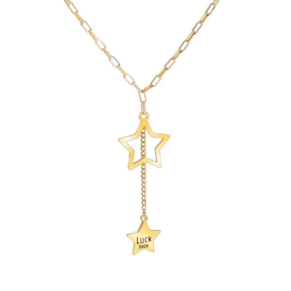 O1CN01vVolMN25wjDsvbQc2_3529117591-0-cib.jpg Stainless Steel Star Letter Necklace 650480219302