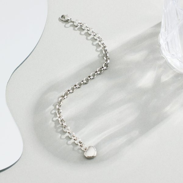 O1CN01wC675R25wjO1WMxWE_3529117591-0-cib.jpg Stainless Steel Heart Pendant Bracelet 724919788394