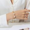 O1CN01wF2gar25wjNxHJ35N_3529117591-0-cib.jpg Stainless Steel Pearl Chain Bracelet 725269970436