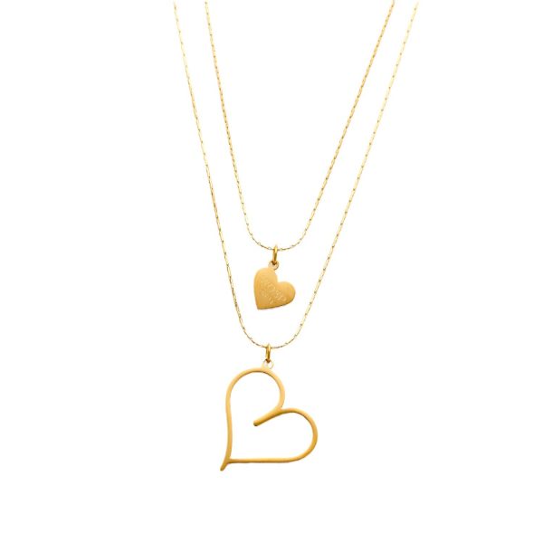 O1CN01wHEMkw25wjSRPugrZ_3529117591-0-cib.jpg Stainless Steel Heart Necklace 765036325257