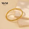 O1CN01wMnQrq25wjbtVcAsc_3529117591-0-cib.jpg Stainless Steel Textured Bead Bangle 894394207110