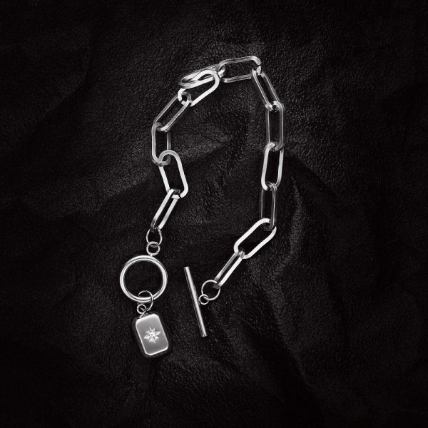 O1CN01wpHVlb25wjEyuwK6W_3529117591-0-cib.jpg Stainless Steel Star Tag Bracelet 655447577896