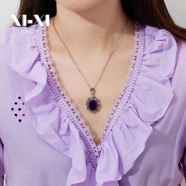 O1CN01x4OhTe25wjbsE8drV_3529117591-0-cib.jpg Stainless Steel Teardrop Stone Necklace 681834496844