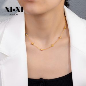 Stainless Steel Four Leaf Clover Necklace 951714578882