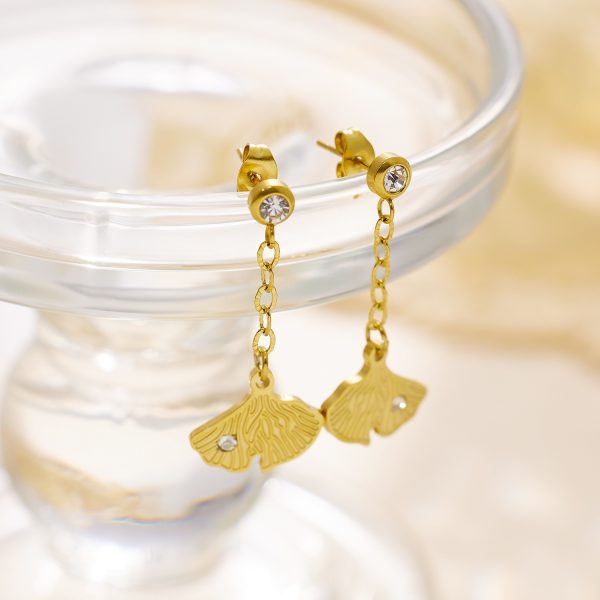 O1CN01x5KZXB25wjRd7oljA_3529117591-0-cib.jpg Stainless Steel Clover Shell Earrings 756940769071