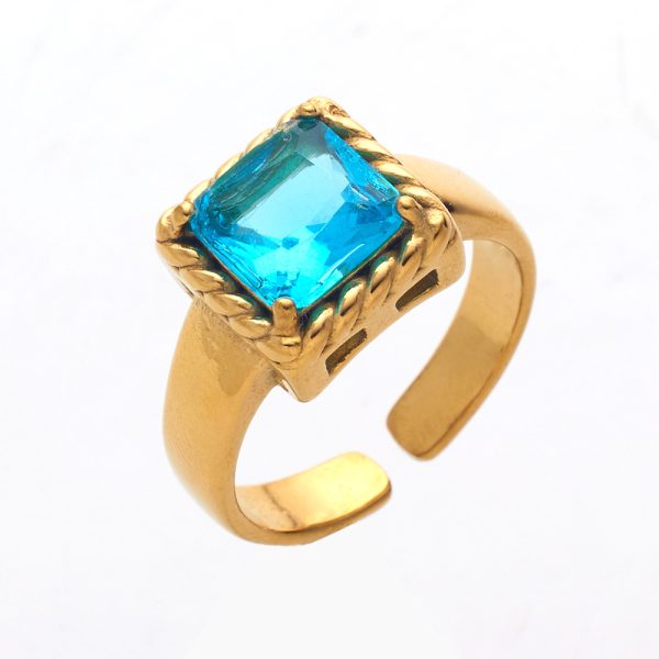 O1CN01x7zR4Q25wjg32RQj5_3529117591-0-cib.jpg Stainless Steel Open Gemstone Ring 1055691420583