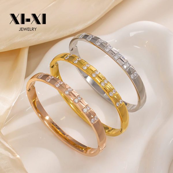 O1CN01xKQyLm25wjbk1BShi_3529117591-0-cib.jpg Stainless Steel Zirconia Bangle 742191047941