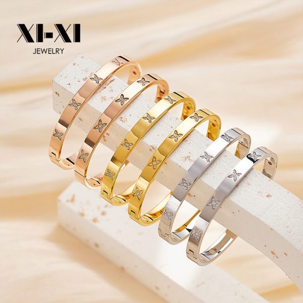 O1CN01xVzRYx25wjbt4UELA_3529117591-0-cib.jpg Stainless Steel Rhinestone Bangle 724031540247