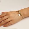 O1CN01xaeB7T25wjU8nQJjB_3529117591-0-cib.jpg Stainless Steel Leaf Flower Bracelet 785499114070