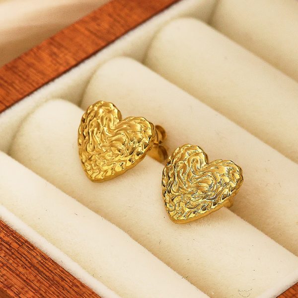 O1CN01y3HpXy25wjUy8ZJgm_3529117591-0-cib.jpg Stainless Steel Heart Star Earrings 805513496457