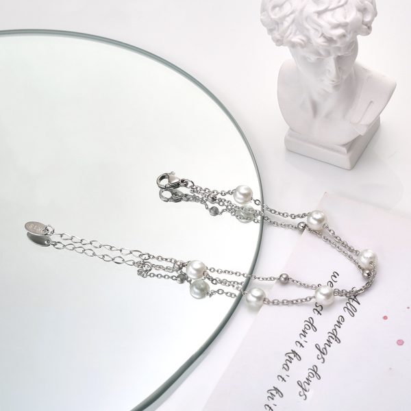 O1CN01y6mbnM25wjDb0kUSz_3529117591-0-cib.jpg Stainless Steel Pearl Adjustable Bracelet 647466227670