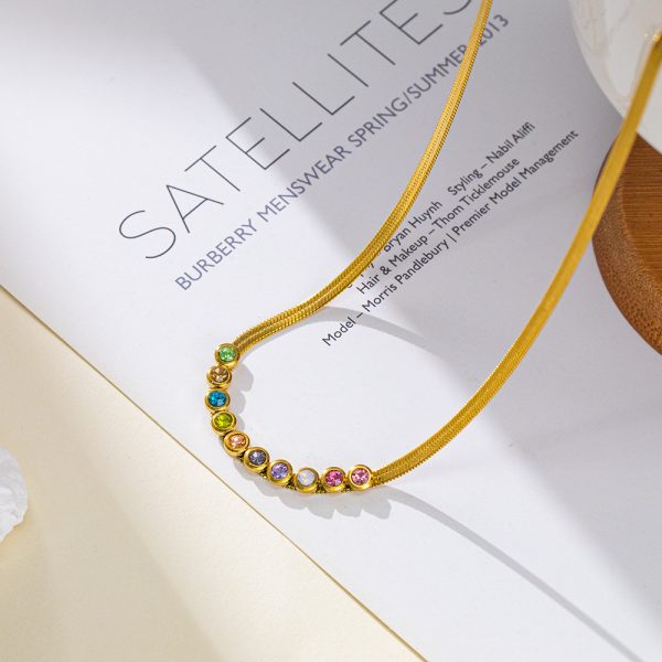 O1CN01yAW0sp25wjYa4hf6f_3529117591-0-cib.jpg Stainless Steel Zirconia Heart Necklace 867481311965