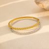 O1CN01yJR0Io25wjcJOceQk_3529117591-0-cib.jpg Stainless Steel Star Zirconia Bangle 962806955694