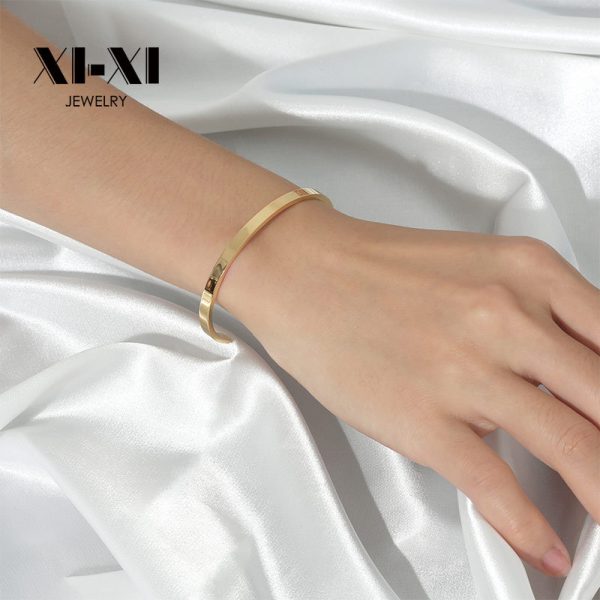 O1CN01yiM49L25wjbj4Wj4K_3529117591-0-cib.jpg Stainless Steel Engraved Open Bangle 564303271202