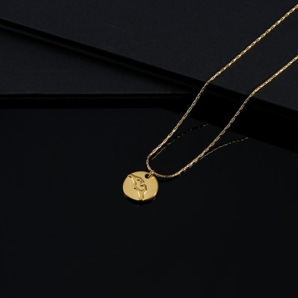 O1CN01yjz86X25wjCjr0An4_3529117591-0-cib.jpg Stainless Steel Heart Disc Necklace 641178082804
