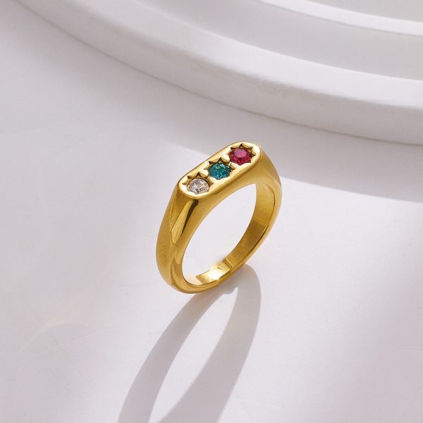 O1CN01yoKSrm25wjNwfLSis_3529117591-0-cib.jpg Stainless Steel Wide Zirconia Ring 724929102180