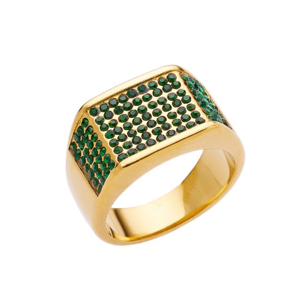 O1CN01ytmBdD25wjOJqcpg8_3529117591-0-cib.jpg Stainless Steel Pave Square Ring 727581327995