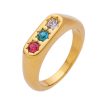 O1CN01yuGzbs25wjO3u9UhF_3529117591-0-cib.jpg Stainless Steel Wide Zirconia Ring 724929102180