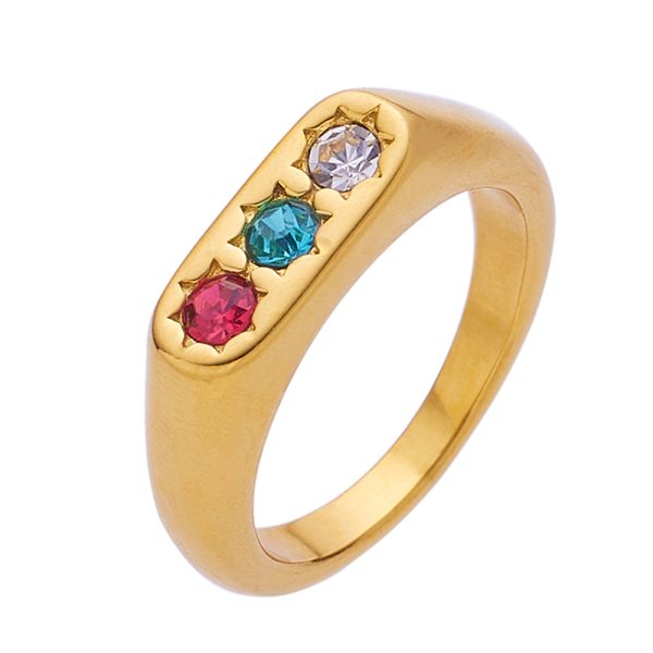 O1CN01yuGzbs25wjO3u9UhF_3529117591-0-cib.jpg Stainless Steel Wide Zirconia Ring 724929102180