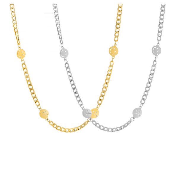 O1CN01yxe6xU25wjBlPS2qe_3529117591-0-cib.jpg Stainless Steel Smile Face Necklace 637058298737