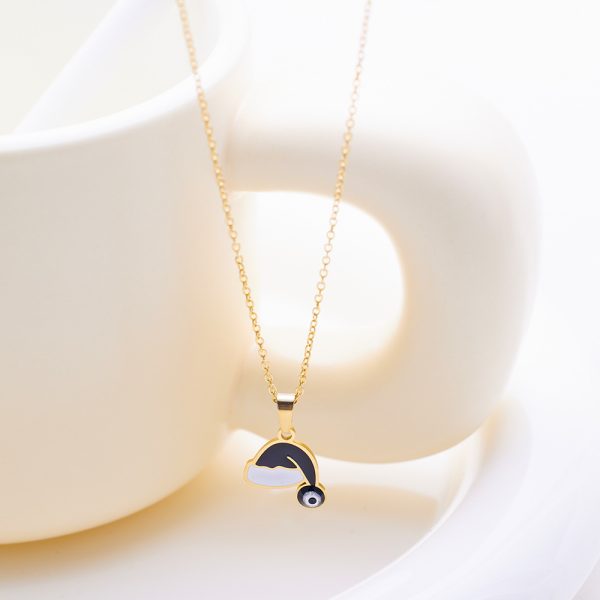 O1CN01z2Wna225wjRTZqcLK_3529117591-0-cib.jpg Stainless Steel Enamel Heart Necklace 755219394918