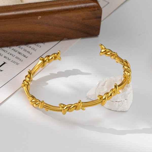 O1CN01zGZFDB25wjfqb0xLy_3529117591-0-cib.jpg Stainless Steel Hammered Cuff Bangle 1051998456296