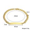 O1CN01zMpau025wjgszeWkF_3529117591-0-cib.jpg Stainless Steel Coin Charm Bracelet 1069161905658