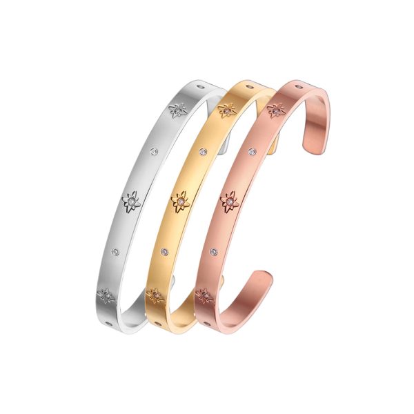 O1CN01zn4p9a25wjd85r5f1_3529117591-0-cib.jpg Stainless Steel Open Zirconia Bangle 984088168533
