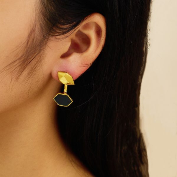 O1CN01zuSRla25wjRhS96vf_3529117591-0-cib.jpg Stainless Steel Hexagon Earrings 756725806821